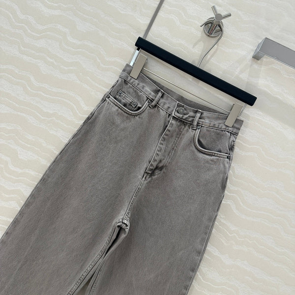 Jeans dritti CD in cotone grigio