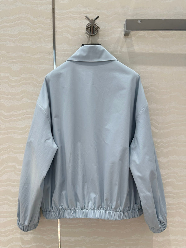 Prada Old Cadre Jacket Blue Cotton