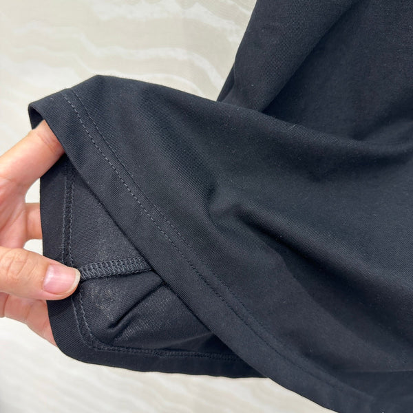 LV Monogram Denim Jacquard Flower Pocket Black Cotton