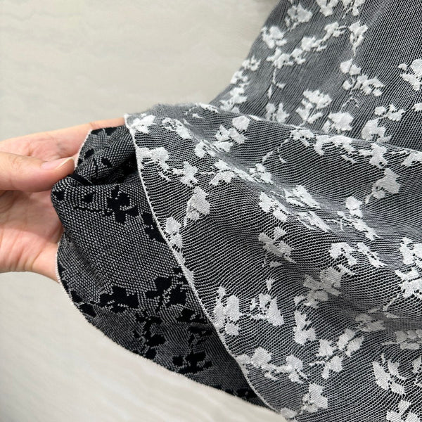 Fendi Knitted Top Dark Gray Cotton Viscose