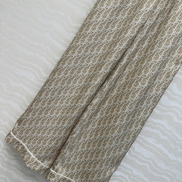 CD Pijama Trouser Beige Silk