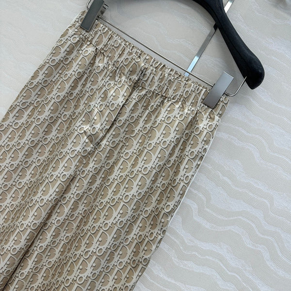 CD Pijama Trouser Beige Silk