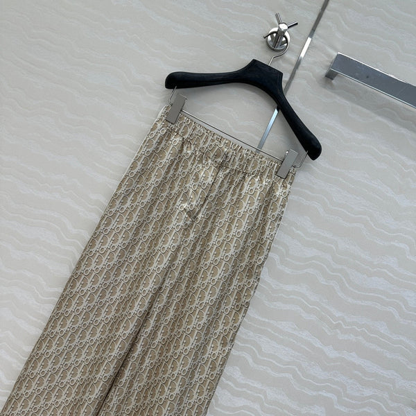 CD Pijama Trouser Beige Silk