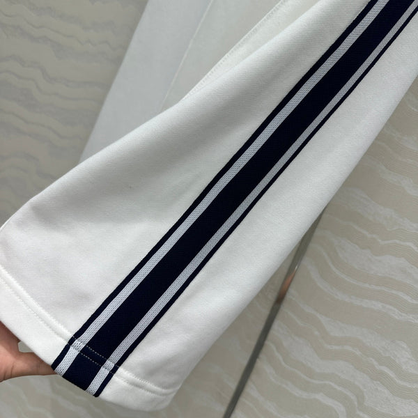 Celine Sports Straight Pants White Cotton