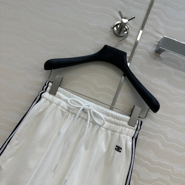 Celine Sports Short White Cotton