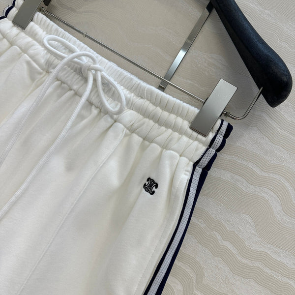 Celine Sports Short White Cotton