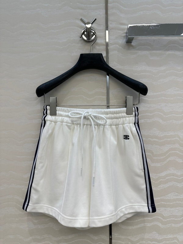 Celine Sports Short White Cotton