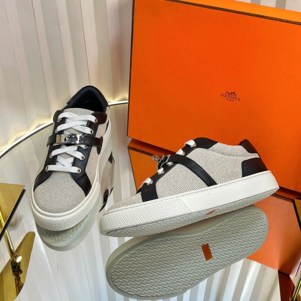 Sneaker HM Kelly in tessuto di vacchetta nera 317056