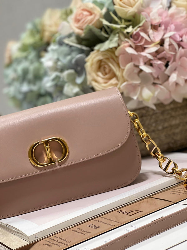 CD Montaigne Avenue Bag Pink Calfskin 336845