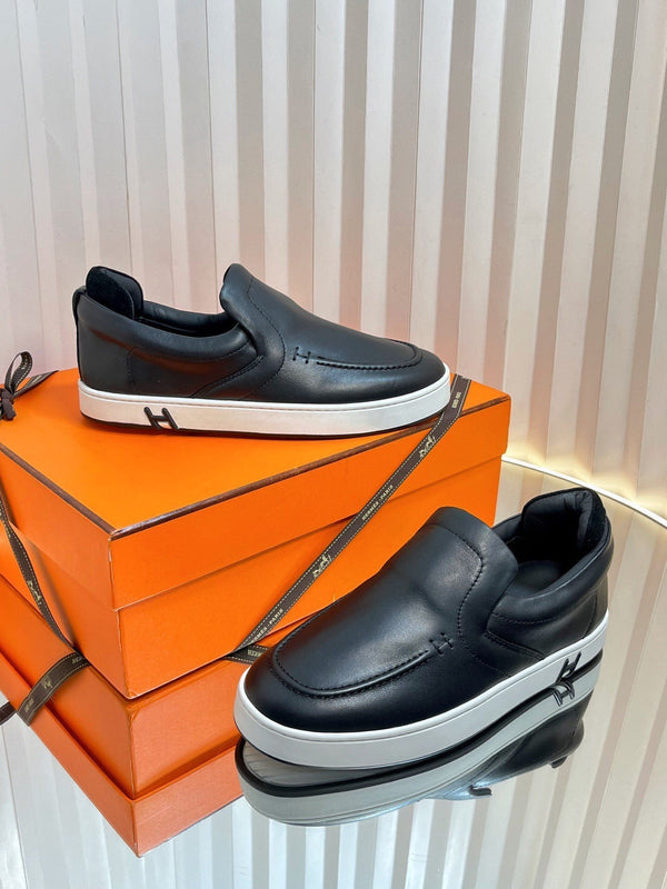 HM British Retro Loafers Black Suede 317075