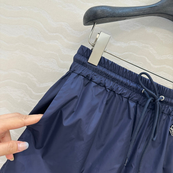 Prada Short Navy Blue Poliamida