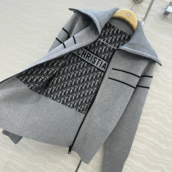 CD Jacket Grey Wool Cashmere