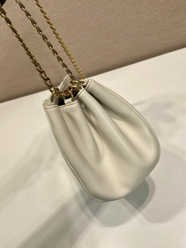 PRA Borsa Tumulte 24 pelle bianca 280839