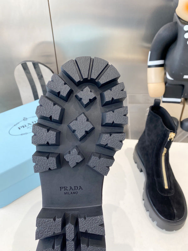 PRA classic slip-on boots black suede 479023