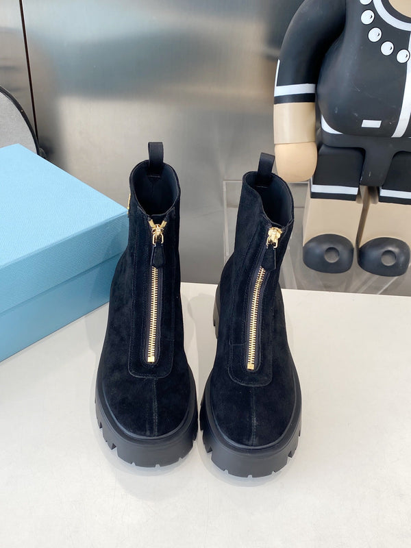 PRA classic slip-on boots black suede 479023