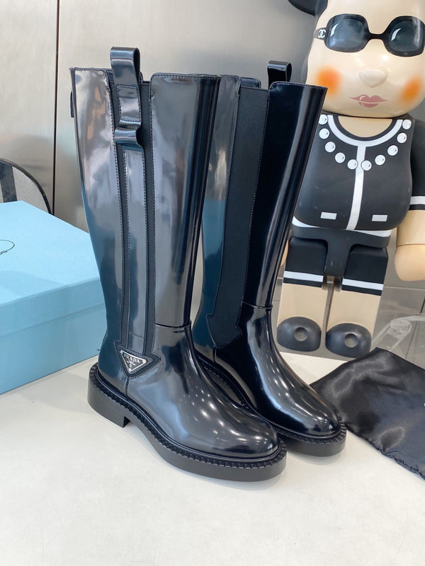 PRA high boots black patent leather 479031