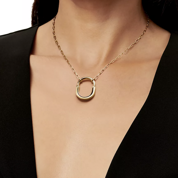 COLLANA CON LUCCHETTO IN ORO