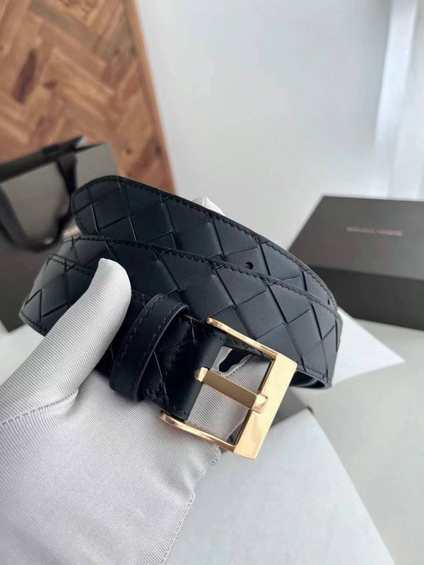 BV Watch Belt 35mm Black Cafskin HW