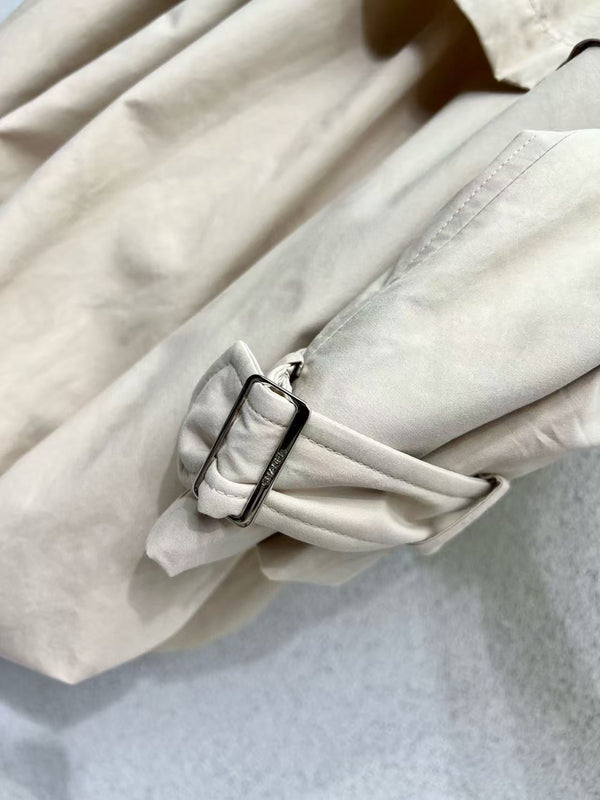 CC 25B Trench Coat Beige Cotton