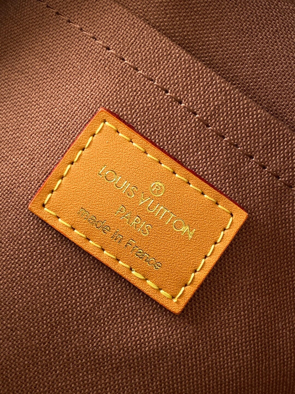 LV M14026 Keepall Bandoulière Cargo 25 Brown Monogram Caflskin GHW