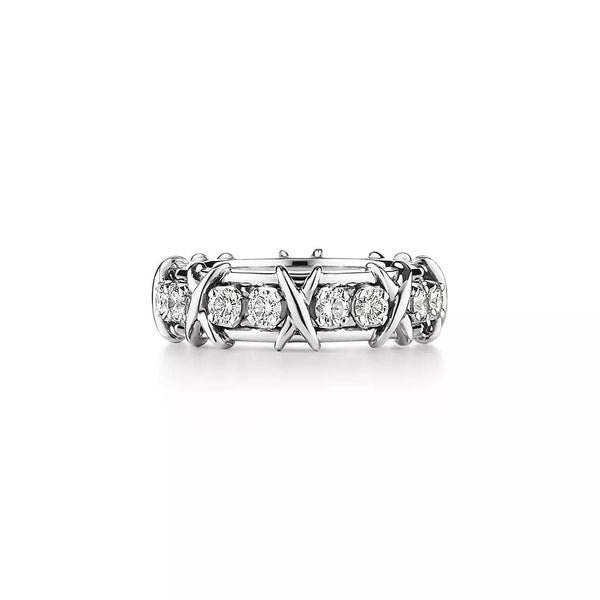 ANELLO IN ARGENTO CON SEDICI PIETRE