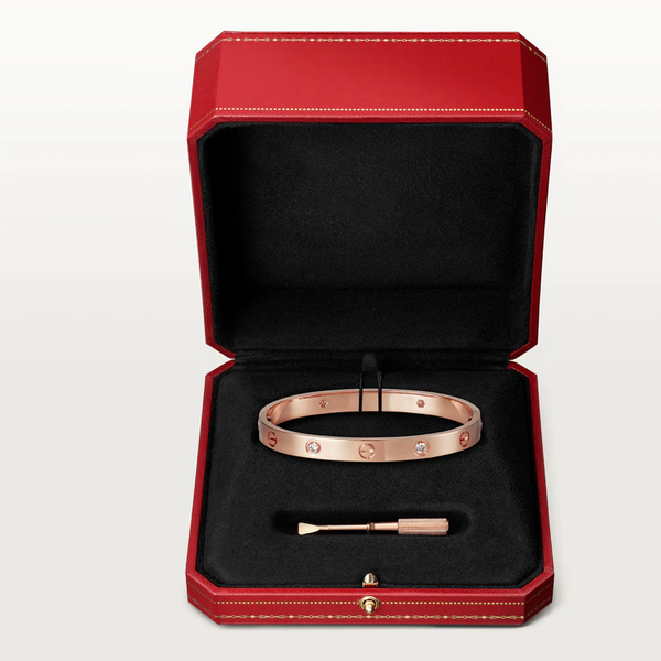 LOVE BRACELET 6.1MM 4 DIAMONDS 18k