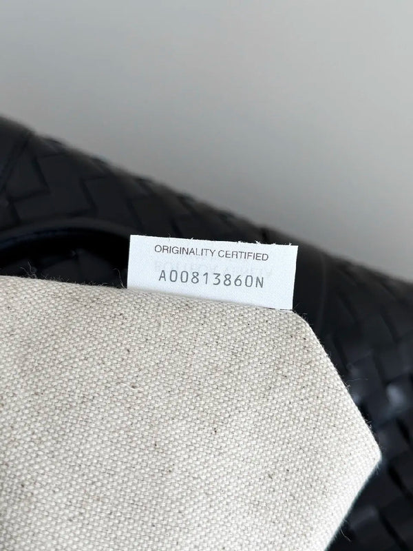 BV 25s Replica Bottega Veneta Duffel Bag Black Intrecciato leather