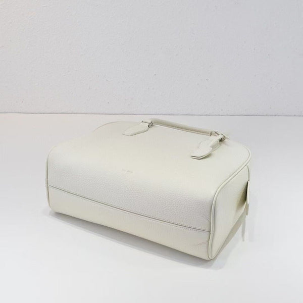 Borsa The Row India 32cm in pelle di vitello bianco sporco