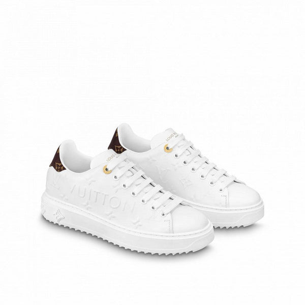 LV Time Out Trainers White Leather 861000