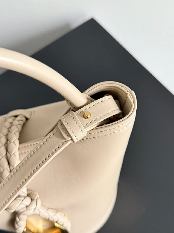 BV 25S Small Liberta Bag 22cm Beige Calfskin GHW