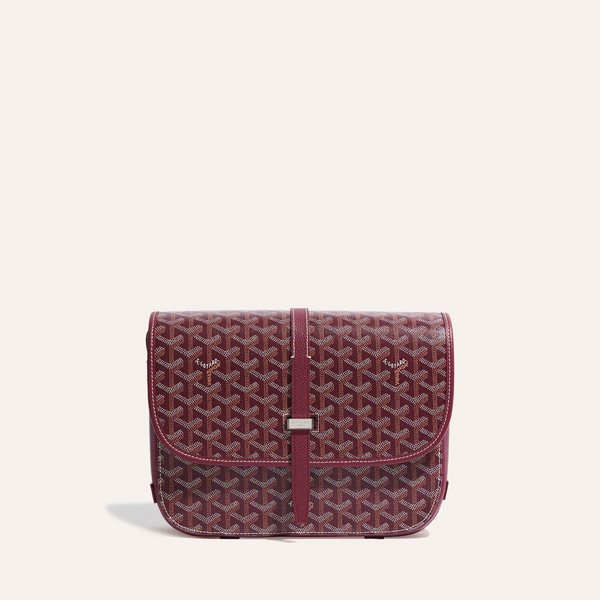 BORSA BELVEDERE MM 28CM TELA BORDEAUX