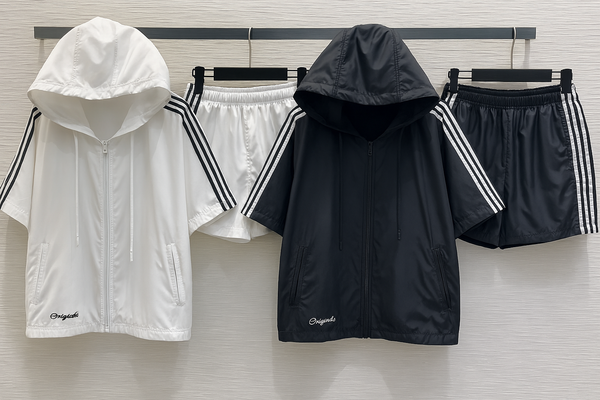 CD 25 Tuta Nero Bianco Poliestere