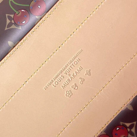 LV x TM OnTheGo GM Brown Beige Monogram Cherry Crystal & Cowhide