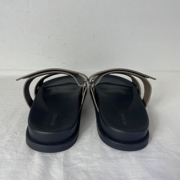 Sandalo HM Cyprus Etoupe in pelle Epsom