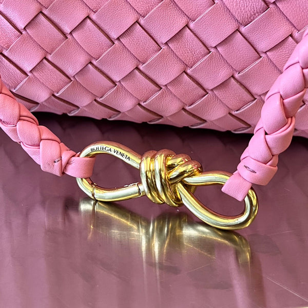 BV GRANDE ANDIAMO 45CM PELLE DI AGNELLO ROSA