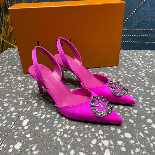 DÉCOLLETÉ LV MET SLINGBACK ROSA