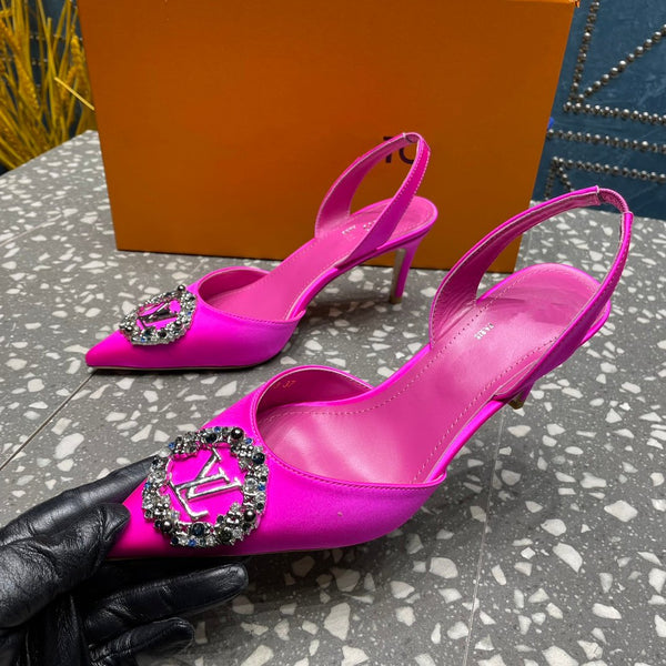 DÉCOLLETÉ LV MET SLINGBACK ROSA