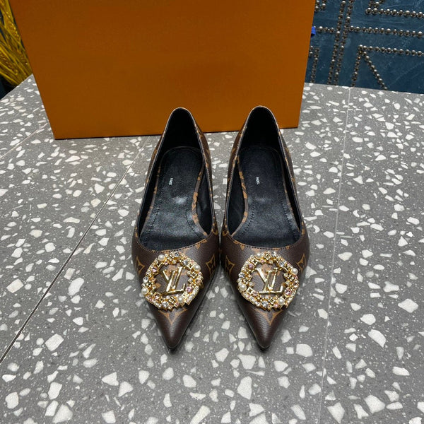 LV MET BALLERINA PIATTA MONOGRAM