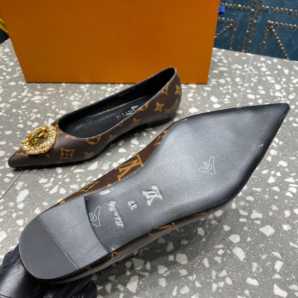 LV MET BALLERINA PIATTA MONOGRAM