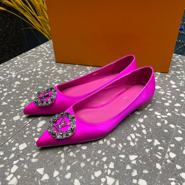 LV MET BALLERINA PIATTA ROSA