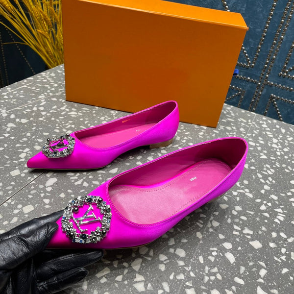 LV MET BALLERINA PIATTA ROSA