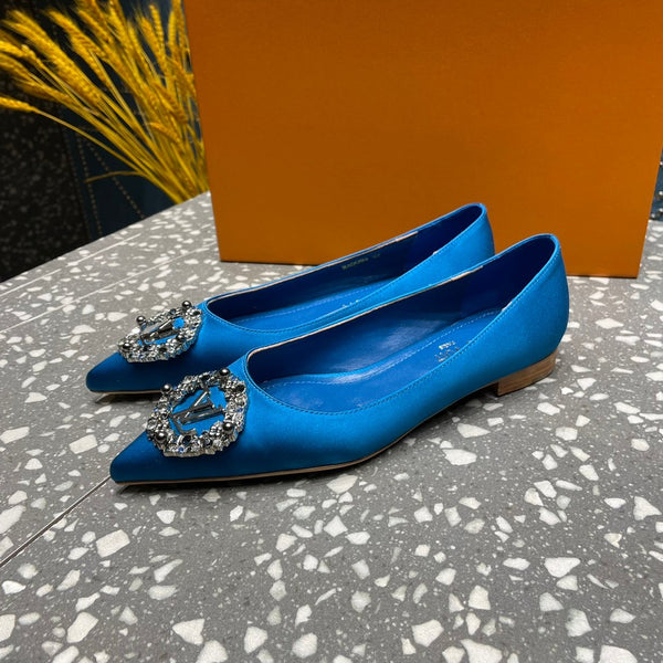 LV MET BALLERINA BIANCA BLU