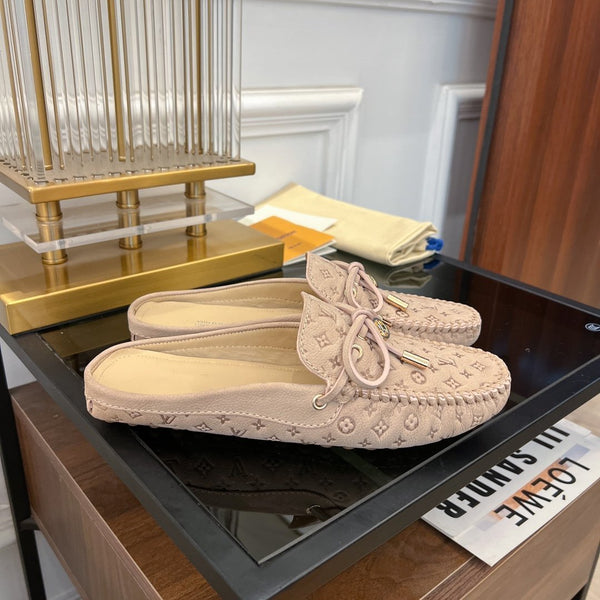 LV COSY FLAT LOGO STAMPING BEIGE