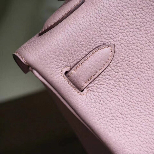 HM KELLY 28CM PINK TOGO SILVER HARDWARE