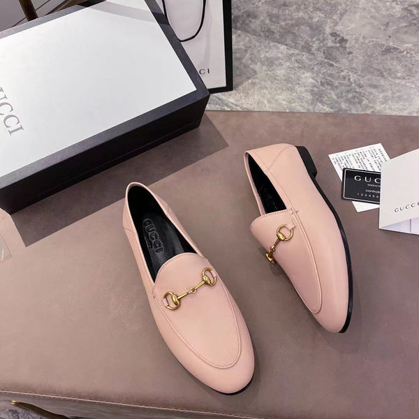 gg loafer light pink calfskin