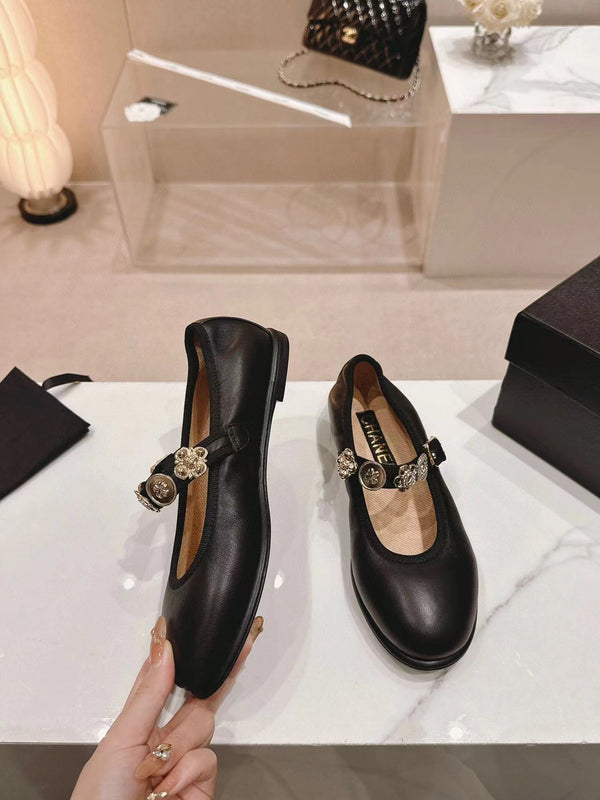 MARY JANE NERA IN PELLE DI AGNELLO 24