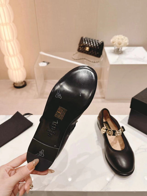 MARY JANE NERA IN PELLE DI AGNELLO 24