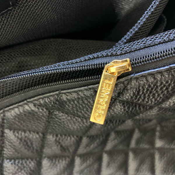 Classic Bag 91169 46cm black calfskin gold hardware