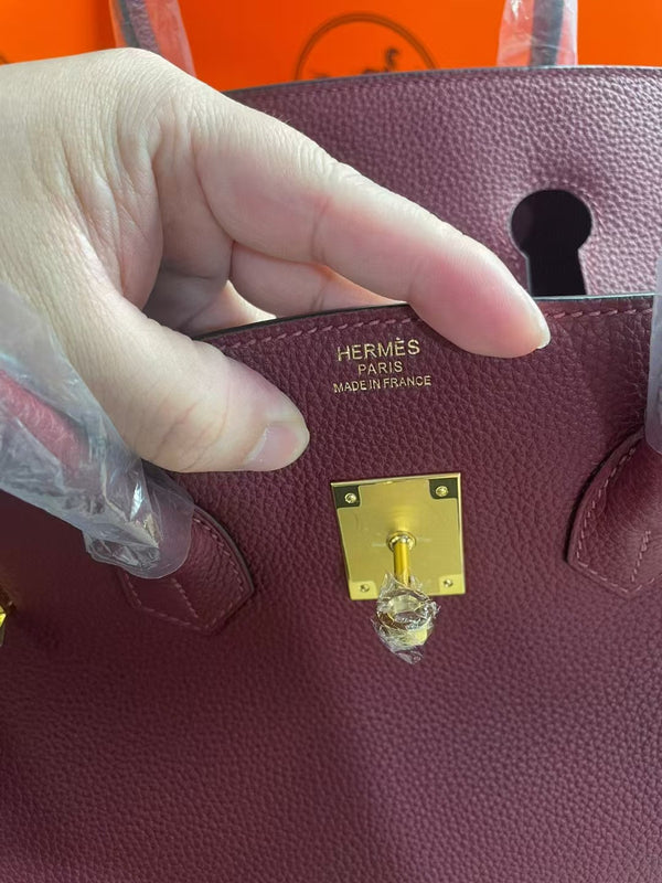HM BIRKIN 30CM BAG ROUGE TOGO GOLD HARDWARE