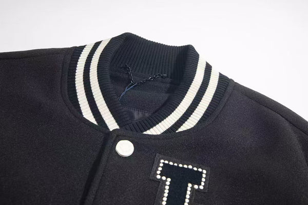 LV Signature Varsity Blouson Black White